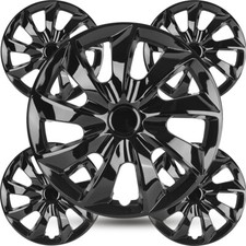 Set Of 4 Black 17 Wheel Covers Snap On Full Hub Caps Fit R17 Tiresteel Rim Set Of 4 Black 17 Wheel Covers Snap On Full Hub Caps Fit R17 Tiresteel Rim