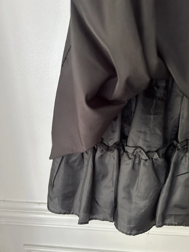 RALPH LAUREN  CHRISTMAS  Girls Black Tulle Lined Sleeveless Formal Party Dress 8 - Image 3 of 4