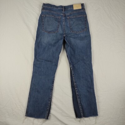 Everlane 28 Regular Cheeky Bootcut Jean Womens Blue Denim High Rise