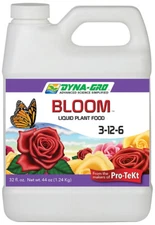 Dyna Gro Liquid Bloom 8 oz, 1 Quart, 1 Gallon - ounce nutrients fertilizer qt