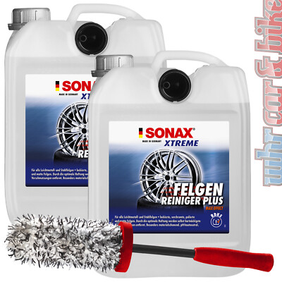 Sonax Xtreme Felgenreiniger PLUS säurefrei 2x 5L + Sonax Mikrofaser Felgenbürste