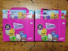 Real Littles Shopkins Collector Case Lot of 2 - Box damaged/missing items 