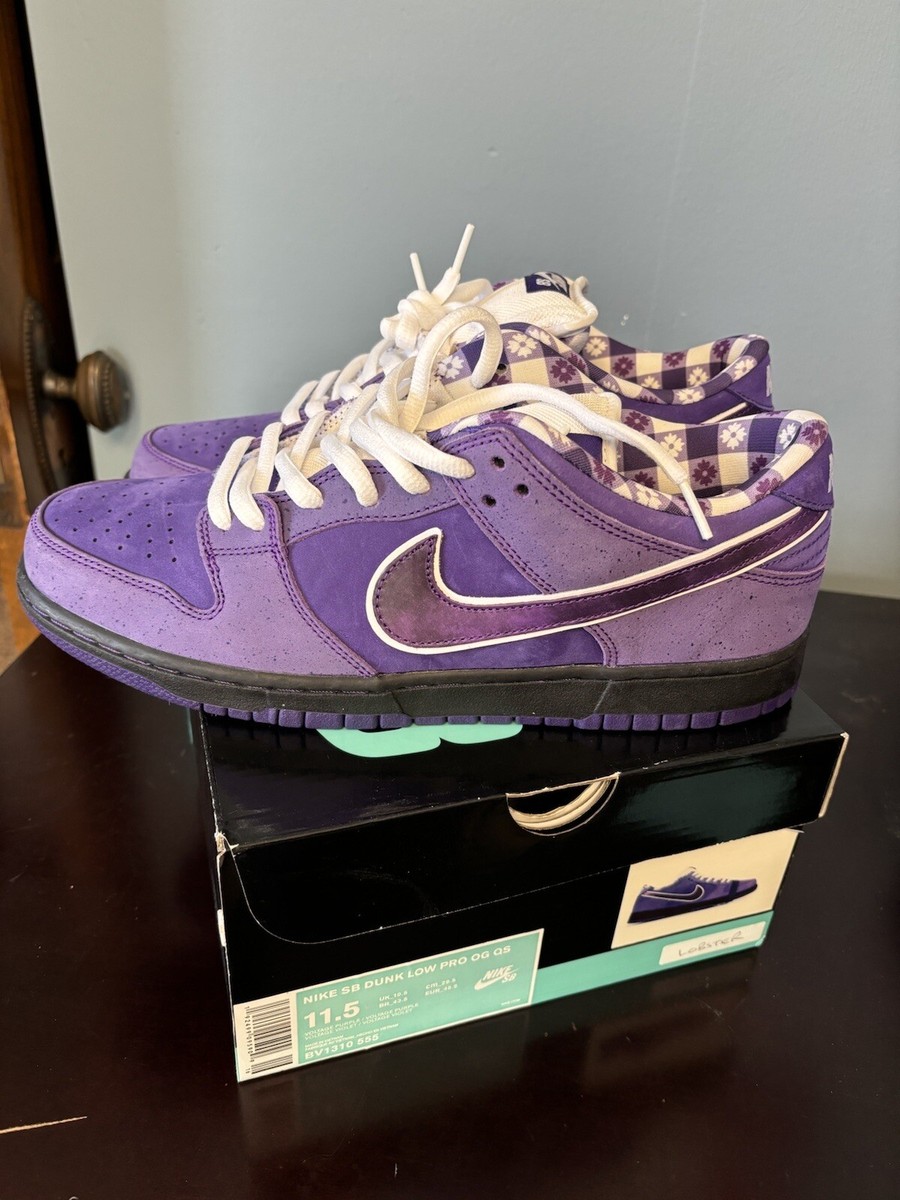 Size 11.5 - Nike SB Dunk Low x Concepts Purple Lobster for Size 11.5 - Nike SB Dunk Low x Concepts Purple Lobster for