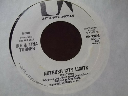 F1*PROMO* IKE & TINA TURNER NUTBUSH CITY LIMITS X 2 ON UNITED ARTISTS RECORDS