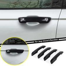 Car Door Handle Trim Cover For Jeep Grand Cherokee 22-24 Accessories Gloss Black