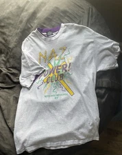 naz power club 80s workout tee