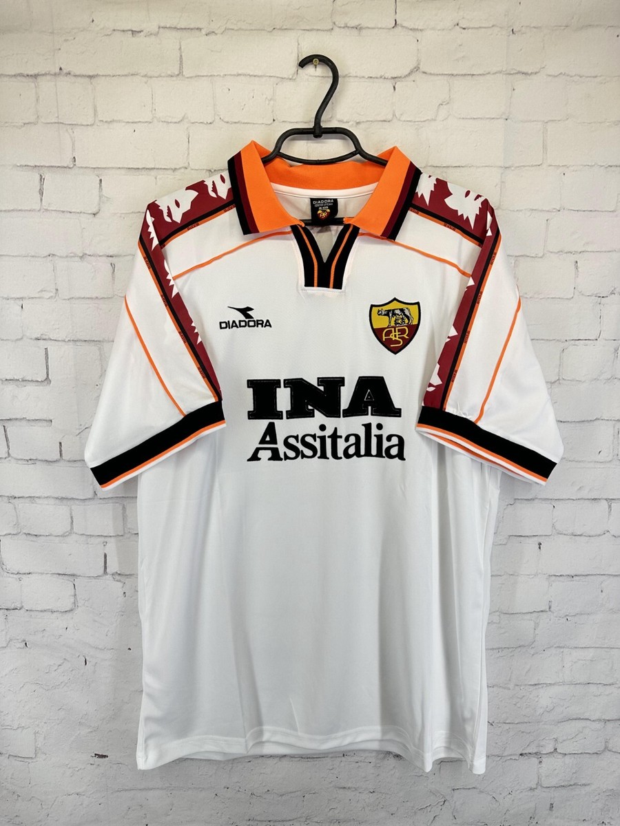AS ROMA ITALY 1998 1999 RETRO VINTAGE FOOTBALL SHIRT JERSEY