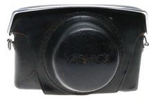 Yashica black 35mm vintage film camera antique leather ever ready case
