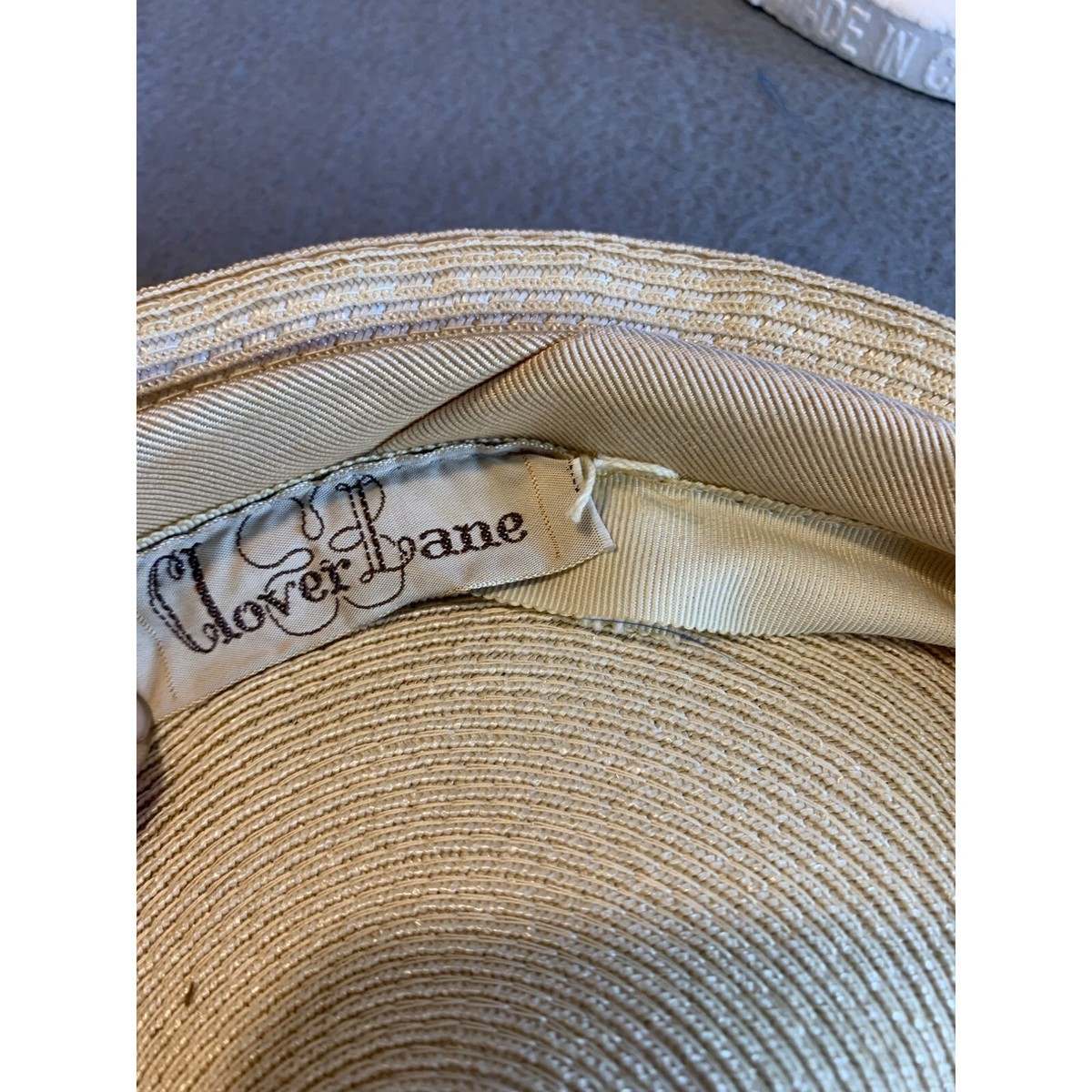 Clover Lane Ladies Beret Ivory Hat Size 22 Vintage Clover Lane Vintage Hat - Etsy main image 4