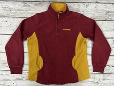 Washington Redskins Spell Out NFL For Her Fleece 1/4 Zip Sweatshirt Jacket