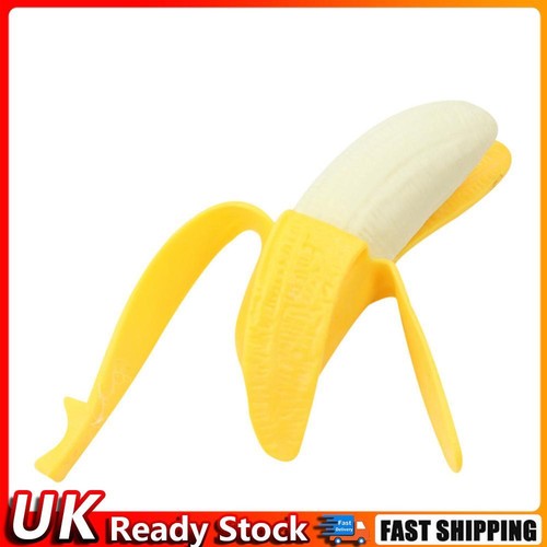 Cute Spoof Peeling Banana Squish Fidget Toys Antistress Prank Tricks Toy