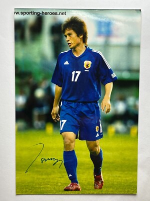 Autograph TSUNEYASU MIYAMOTO-71 Caps JAPAN-WC2002/2006-Gamba