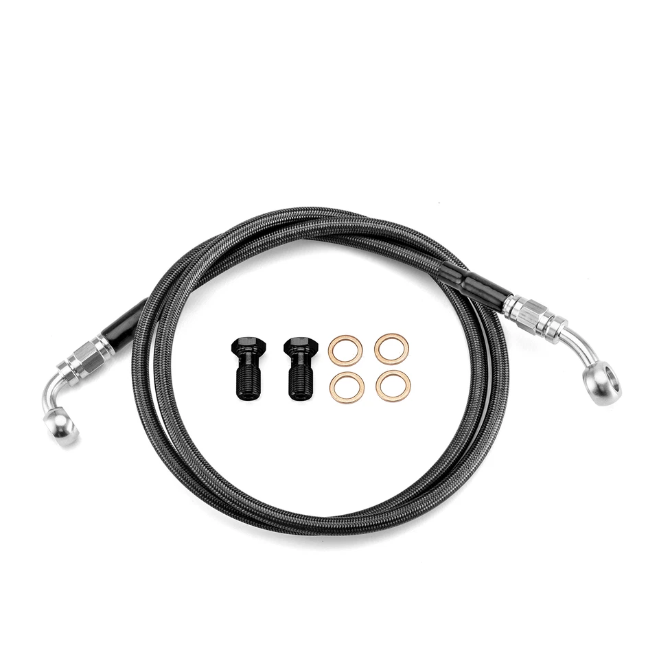 44 48 50" Kit de línea de freno delantero extendido sin ABS para Harley Sportster XL 883 1200 Foto 4 de 4