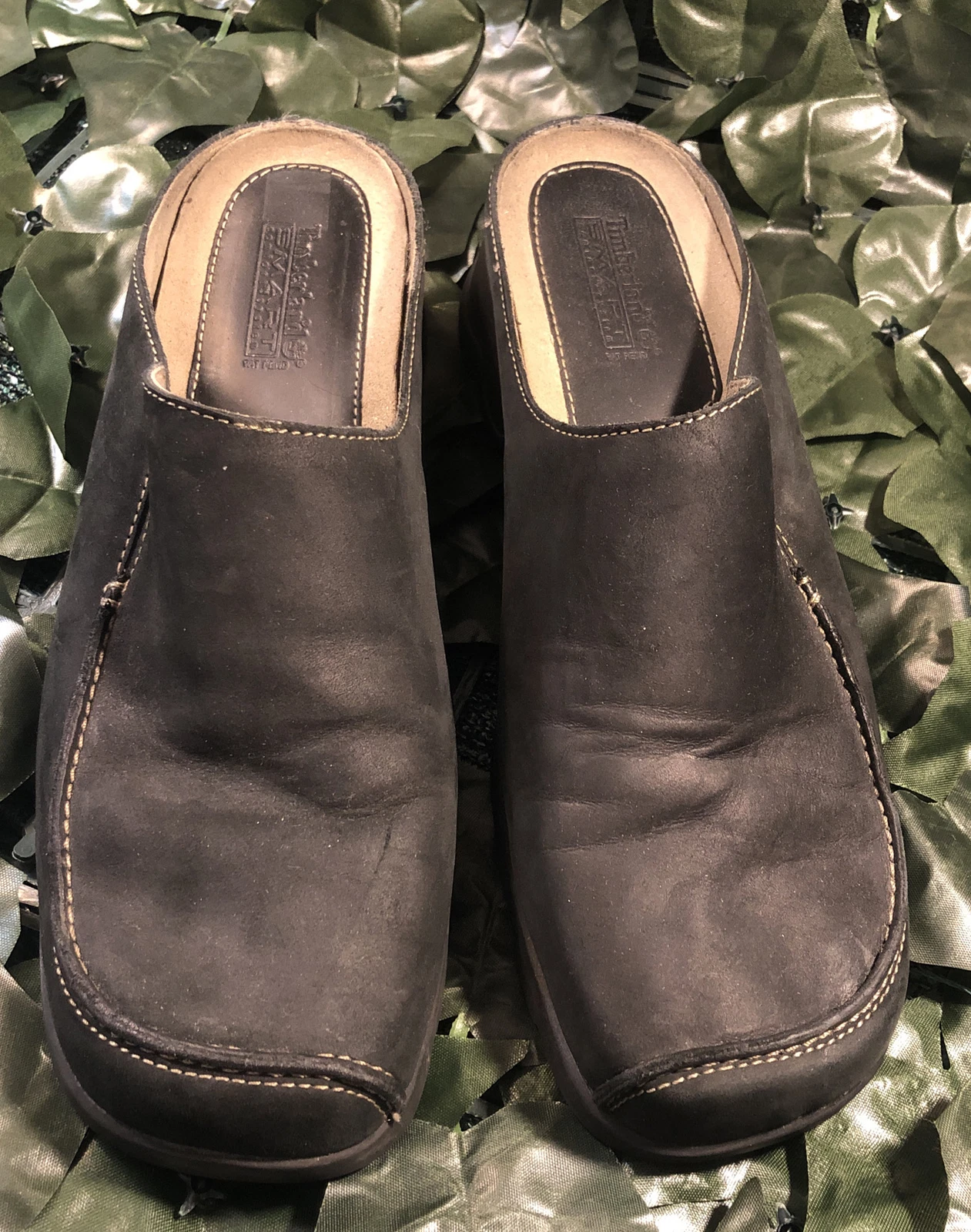 Zoccoli Timberland Mule neri in pelle slip on scarpe donna 8 5 eleganti comode