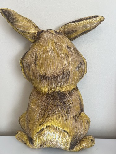 Vintage cut to sew bunny rabbit plush Printed Fabric Stuffed Toy Pillow 1970s - Picture 10 of 18