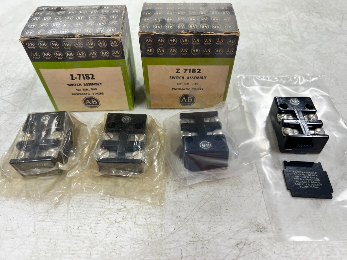 MDRTピンバッヂ 箱無し 👀 4) NEW ALLEN BRADLEY Z-7182 SWITCH ASSEMBLY Z7182 LOT OF 4 | eBay