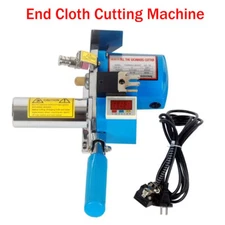 Cloth Cutting Machine Electric Scissors Roll Table Fabric Cloth End Cutter 220V
