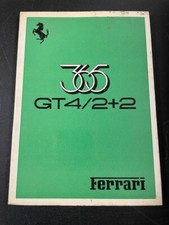 Ferrari 365 Gt4 22 Owners And Maintenance Manual