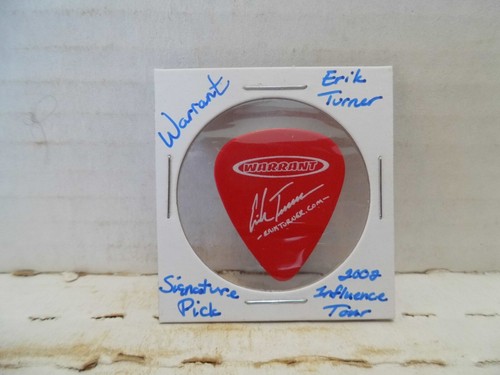 WARRANT "ERIK TURNER" 2002 GUITAR PICK~READ DESCRIPTION #21~5