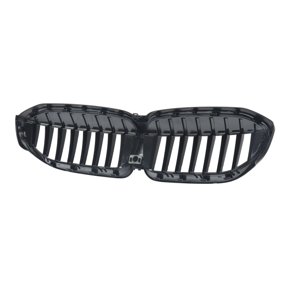 For 19-22 BMW G20 G21 3-Series 330i M340i Glossy Black Front Kidney Grill Grille - Image 4 of 4