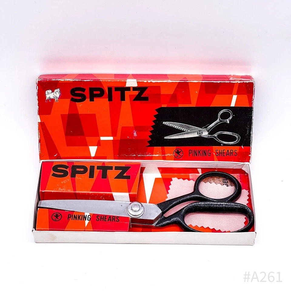 Vintage SPITZ Zackenschere Pinking Shears Schere mit OVP | Schwarz Size 7“ - Bild 4 von 4