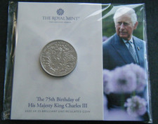 2023 King Charles III 75th Birthday BU £5 Five Pound Coin Pack - In stock