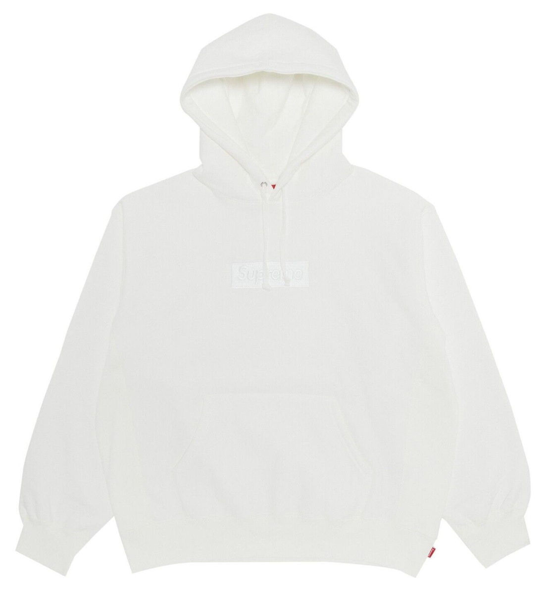 Supreme BOX LOGO HOODED SWEATSHIRT White XL FW23 | eBay UK