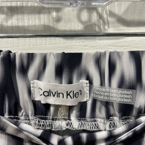 Calvin Klein Damen Hose Pull On schwarz weiß Größe XL leichter Gummizug - Bild 3 von 5