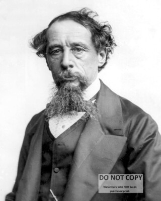 CHARLES DICKENS LEGENDARY AUTHOR SOCIAL CRITIC - 8X10 PUBLICITY PHOTO (BB-831)