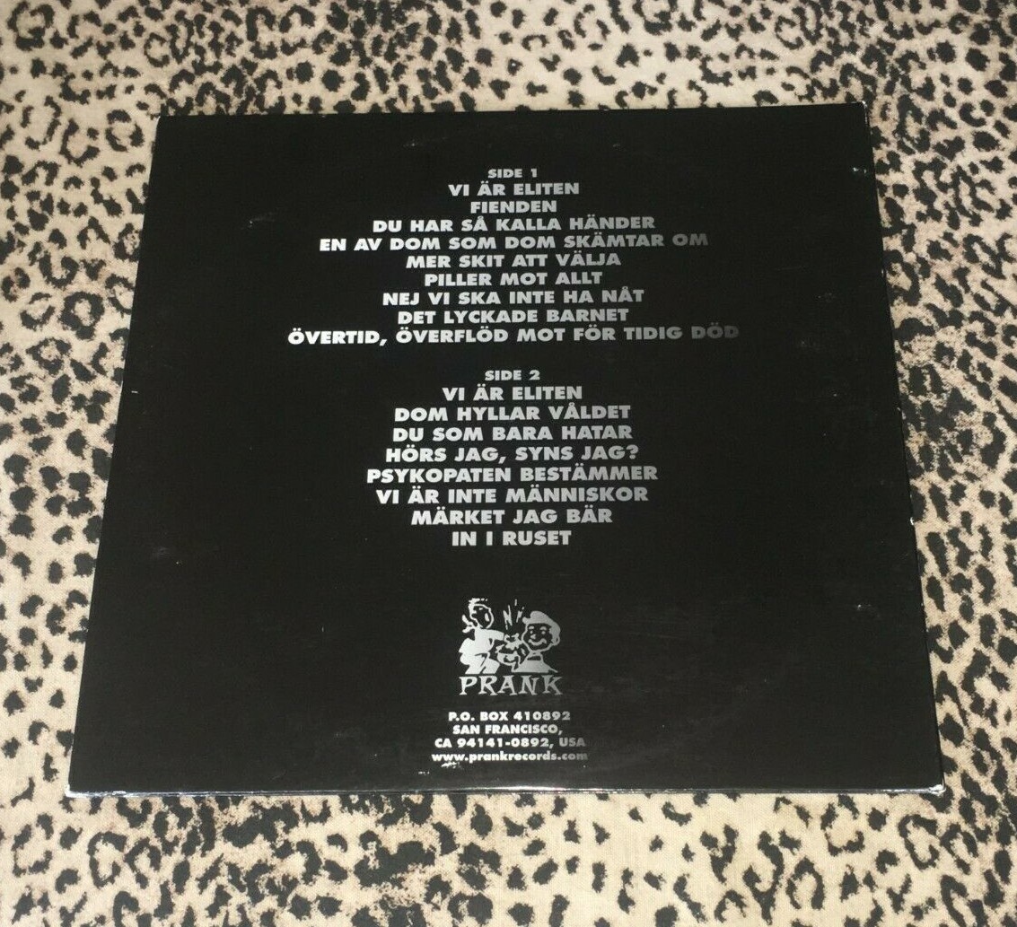 Totalitär ‎– Vi Är Eliten Record 2007 Hardcore Punk Vinyl