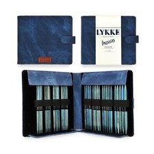 Lykke Double Pointed Needles Gift Sets Large US 6-13 Set in Indigo Denim Pou...