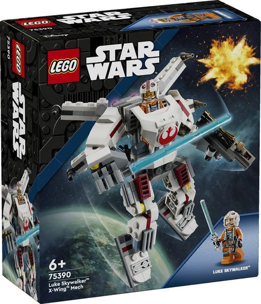Merchandising Lego: 75390 - Star Wars - Mech X-Wingdi Luke Skywalker