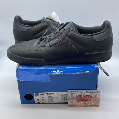 Size adidas Yeezy Powerphase Calabasas Core Black Gold