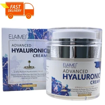 ELAIMEI face cream Hyaluronic Acid Anti-Aging Wrinkles Blemishes Vitamin C E Retinol