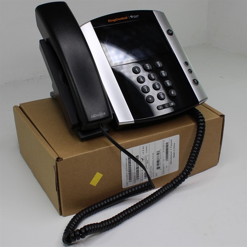 Polycom RingCentral VVX 601 VoIP Business Phone Complete In Original Box - Picture 2 of 6