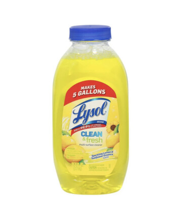 Lysol Clean Fresh Multi Surface Cleaner, Lemon & Sunflower Scent (10.75 fl oz)