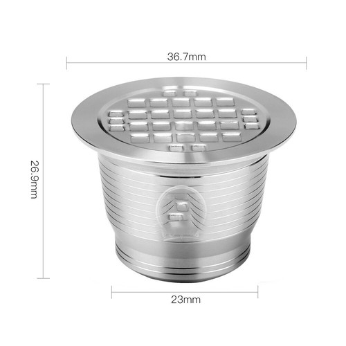 For Nespresso Stainless Steel Coffee Capsules Refillable Reusable Espresso Pods - Picture 13 of 14