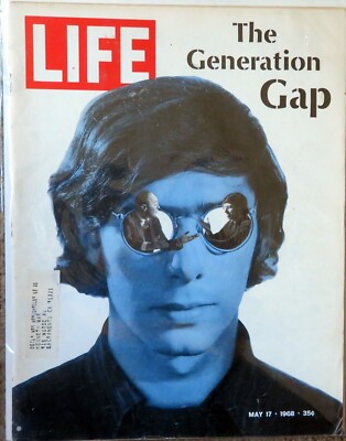 LIFE MAGAZINE - May 17, 1968 - The Generation Gap - Vintage