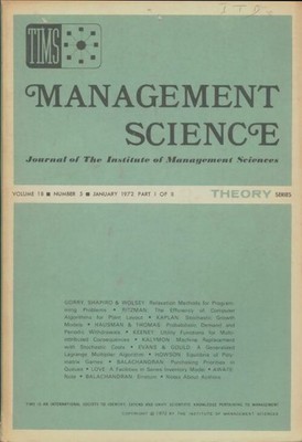Management Science Band 18 Nr. 5 - Kollektiv - V609927