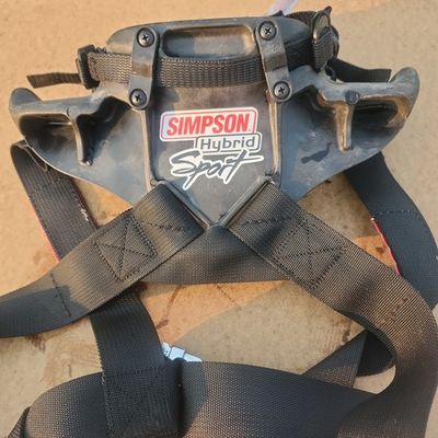 #ad Simpson Hybrid Sport Head amp; Neck Restraint SFI 38.1 Aug 2021 Expiring Tag $300.00