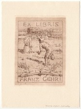 FRANZ GEHRI: Eigen-Exlibris