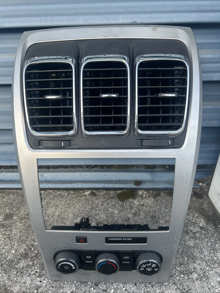 GMC Acadia 2007-2012 radio estéreo control de clima bisel panel de ajuste tablero Foto 2 de 4