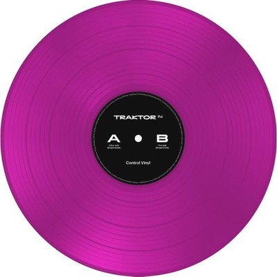Native Instruments TRAKTOR Control Vinyl MKII 2024 Neon Pink Transparent | Neu