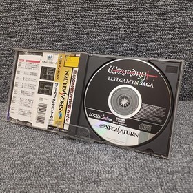 Locus Wizardry Rilgamin Saga Sega Saturn Game Case Damage Used