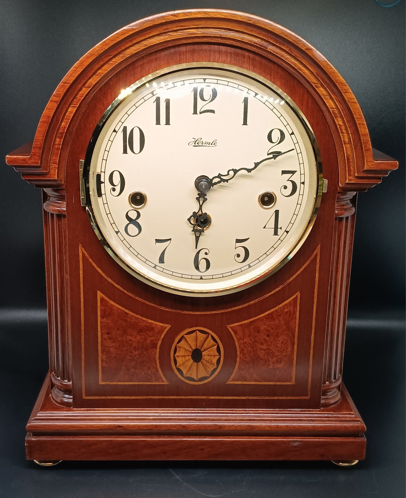 HERMLE Mantel Clock CLEARBROOK Barrister MECHANICAL 340-020A