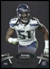 Bruce Irvin Rookie RC 2012 Bowman Sterling #89 Seattle Seahawks