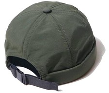 Men Quick Dry Docker Cap, Breathable, Brimless, Rolled Cuff, Sailor Beanie