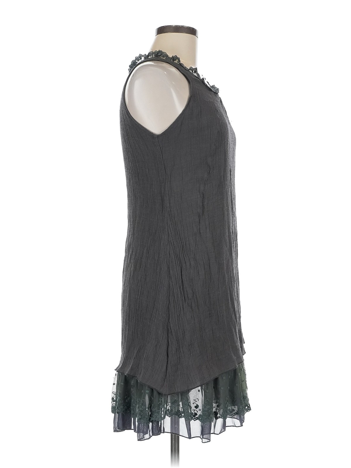 Urban Mango Women Gray Casual Dress M thumbnail 3