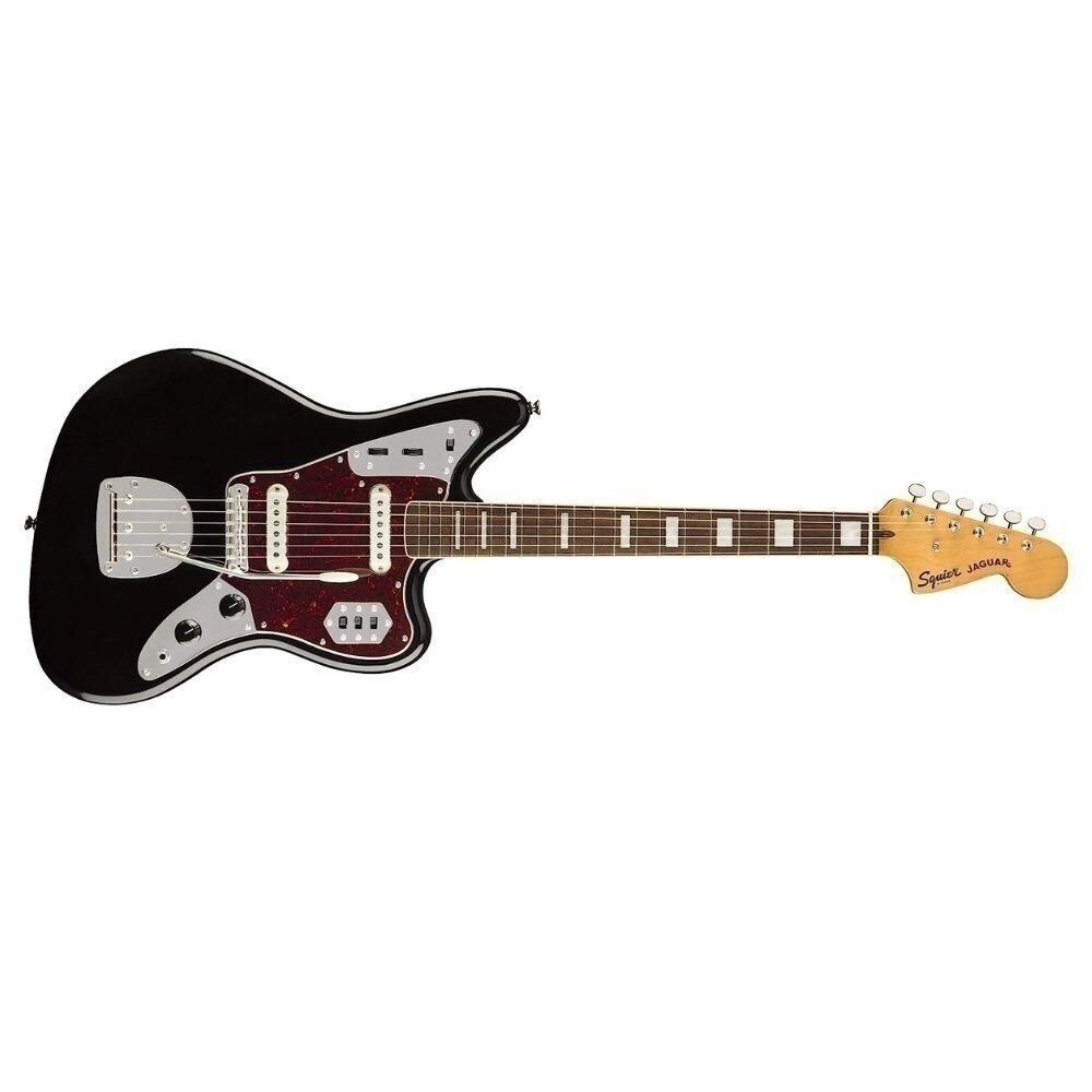 Fender Classic Vibe '70s Jaguar Electric Guitar - Black for