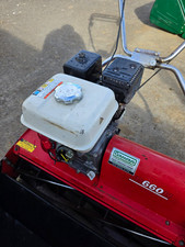 Lawnflite 660H Petrol Reel/Cylinder Push Lawn Mower 5.5 HP Red/Black